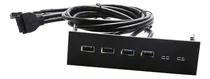 Comprar Hubs Usb Del Panel Frontal De 5,25 4 Puertos Usb3.0 2.0