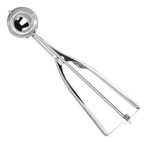 Colher Extratora De Sorvete Com Ejetor Manual Inox