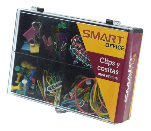 Clips Y Cositas Para Oficina Smart Office Cont. 8 Articulos