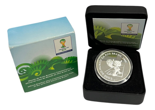 Moeda Comemorativa 5 Reais 2014 - Fuleco Prata!
