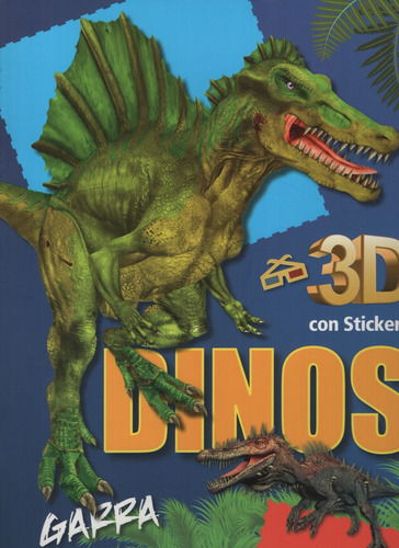 Dinosaurios 3d Garra - Libro Con Stickers