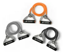 Comprar Kit Set 3 Bandas Elásticas Látex Con Manijas Importadas