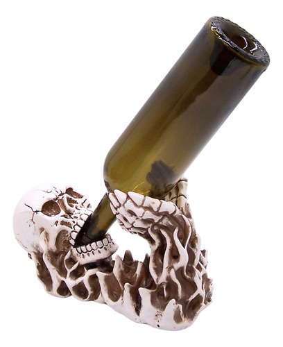Soporte Para Botella De Vino De Esqueleto Decoración Única