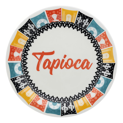 Juego de platos planos de tapioca de 3 piezas - Oxford
