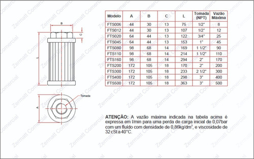Filtro Sucção Similar Newtec Hs090gn 90l 1.1/2 Npt