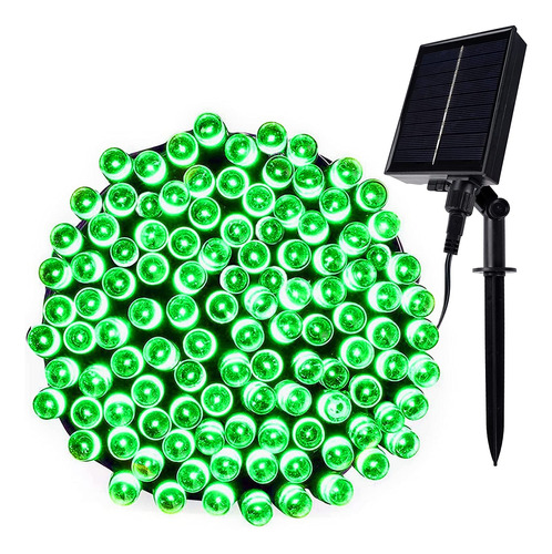 Guirnalda De Luces Solares De Navidad, 98 Pies, 300 Led...