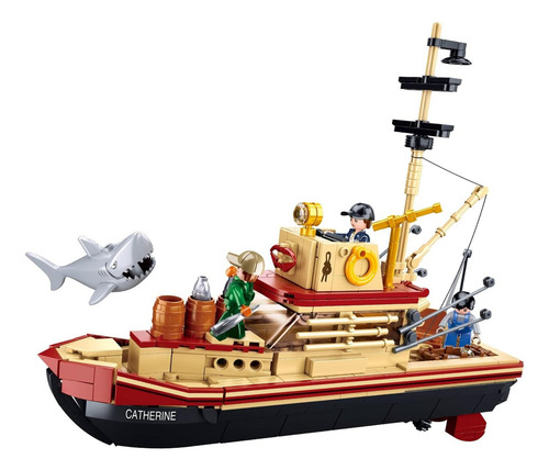 Set De Construcción Sluban Barcos Building Blocks 592 Piezas En Caja