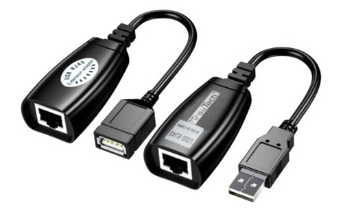 Kit Extension Usb Por Utp Cable De Red Cat 6 Hasta 50 Metros