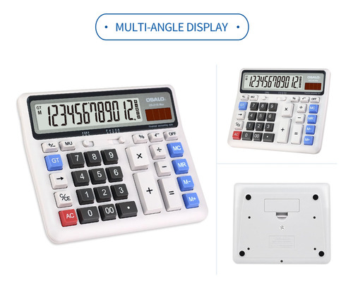 Calculadora De Escritorio Pendancy, Pantalla Lcd Extra Grand