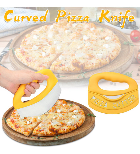 . Cuchillo For Pizza Doméstico Con Cubierta Protectora De