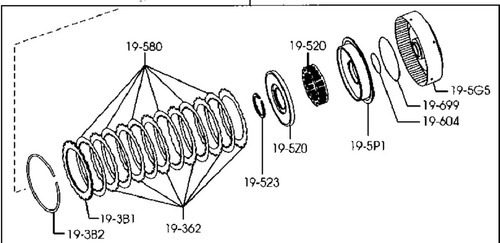 Imagen 1 de 1 de Embrague De Caja Para Cx7-cx9
