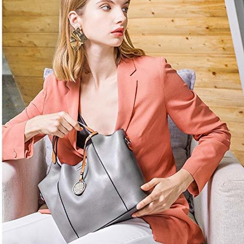 Bolso De Cuero Para Mujer 2 En 1 Asa Superior Bols Heshe Bolso De Cuero Para Mujer 2 En 1 Asa Superior Bols Heshe