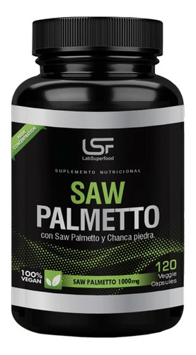 1000mg Saw Palmetto Y Chanca Piedra 120 Cápsulas - Próstata 