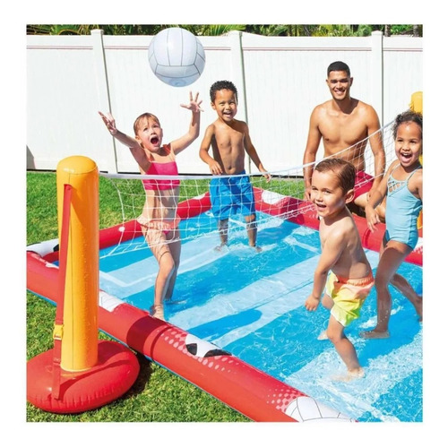 Alberca Inflable Infantil Juegos Deporte Futbol 57147 Intex