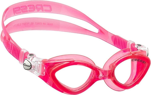 Goggle Natacion Cressi Modelo King Crab Rosa Para Niños