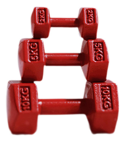 3 X 3pcs Sports Playset Bonitos Halteres Em Miniatura Para