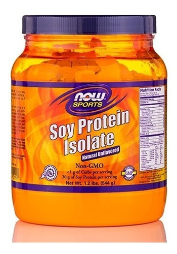 Proteína De Soja En Polvo De 20 Gr 1 Unds. Now 1.2 Lb