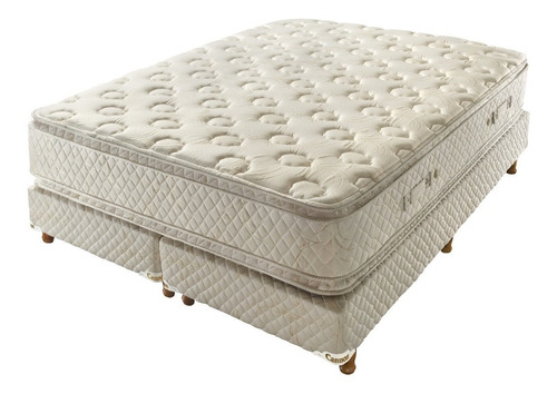 Imagen 1 de 5 de Sommier 160x200 Queen Size Cannon Sublime Pillow 2 Plazas Y Media + Regalos + Envio Caba Sin Cargo
