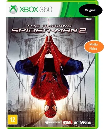 Jogo Do Homem Aranha Xbox 360 The Amazing Spider-man 2 Físic