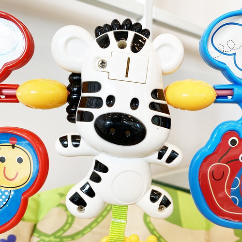 Imagen 6 de 9 de Mecedora Bebe Bebesit Vibracion Musica Juguetes Verd Lavable