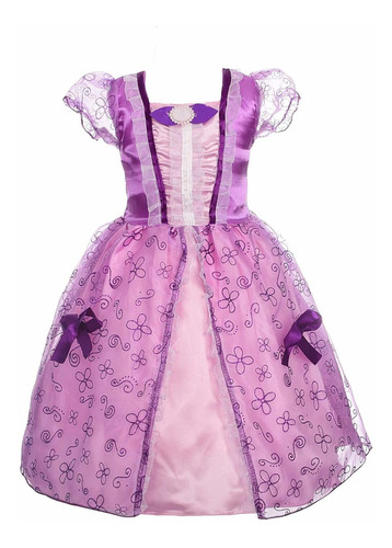 Elegante Daisy Girls Princesa Sofia Fairy Tales Costume Cosp