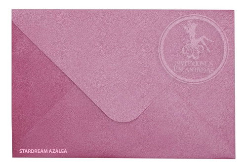 100 Sobres Papel Aperlado Nacarado 140g 11.5x15.5cm 1/4carta Color Magenta / Stardream Azalea
