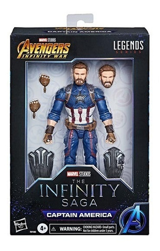 Figura De Capitan America The Infinity Saga Marvel Legends