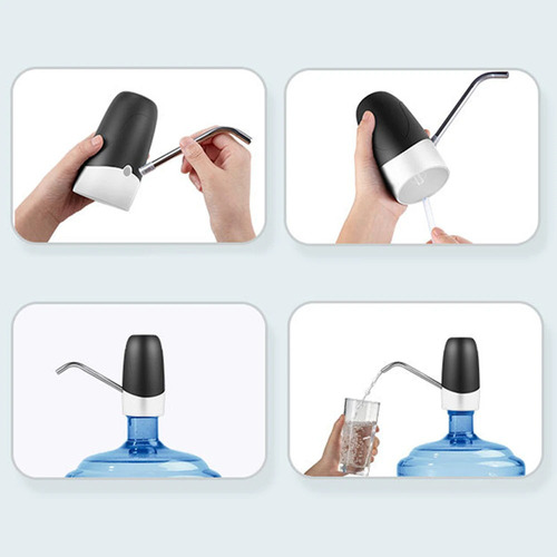 Imagen 6 de 10 de Bomba Electrónica Dispensadora Para Bidon De Agua, Usb