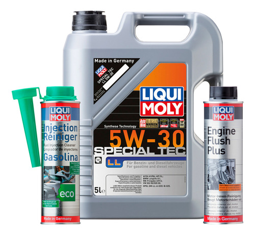 Liqui Moly 3 Pzas 5w30 Special Tec Ll Injection Reiniger