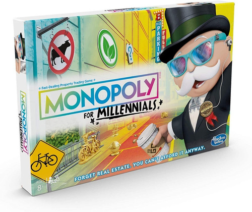 Monopoly Millennials Edición Hasbro Original Juego De Mesa