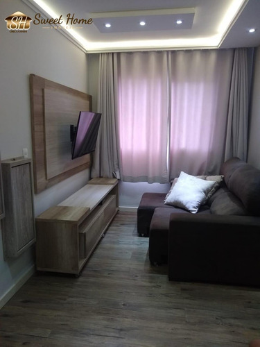 Imagem 10 de 15 de Lindo Apartamento Com 2 Dormitórios No Portal Dos Ipês - Sh1741