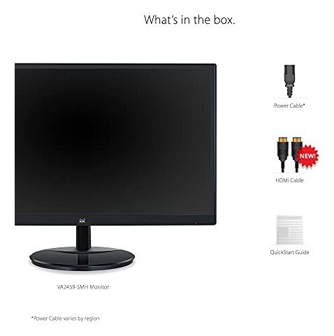Monitor Led 24puLG Ips 1080p Con Hdmi Y Vga - Viewsonic