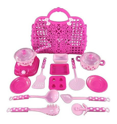 Juego De Cocina En Estuche De Cartera
