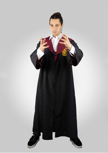 Disfraz Harry Potter Para Mujer Y Hombre Incluye Túnica, Bufanda Y Corbata