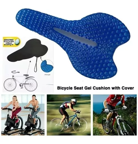 Funda Cubre Sillín Asiento Bicicleta Acolchonado Silicón Gel