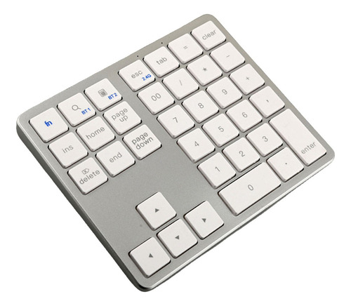 * Teclado Numérico, Teclado Numérico Inalámbrico, Plata Y