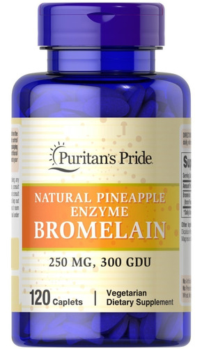 Puritan's Pride | Bromelain | 250mg | 300gdu | 120 Caplets