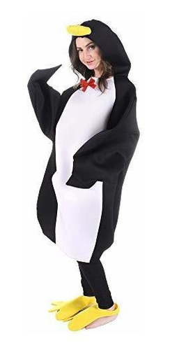 Disfraz De Pingüino Halloween Para Adultos Con Botas D...