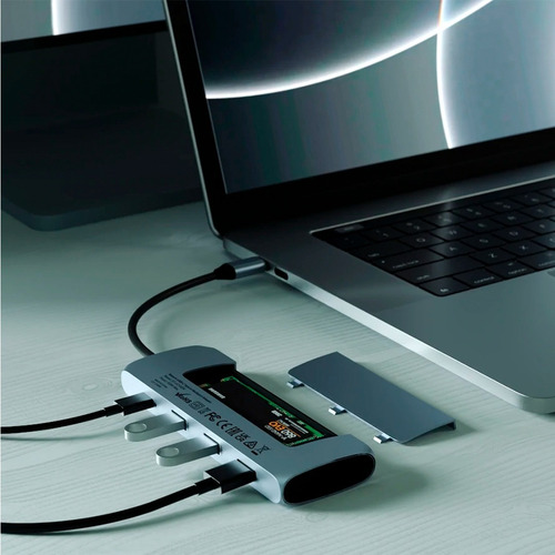 Imagen 6 de 9 de Hub Adaptador Satechi Multiplicador Usb-c A Ssd Usb-a Pc