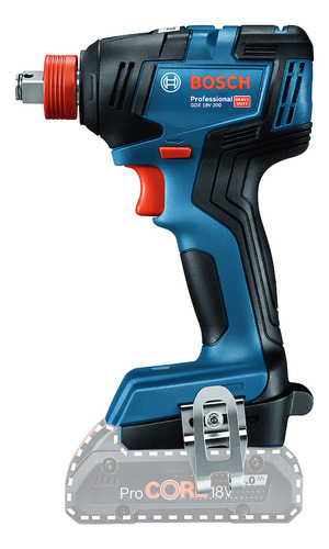 Chave De Impacto Gdx18v-200 Bosch Com Bateria E Carregador