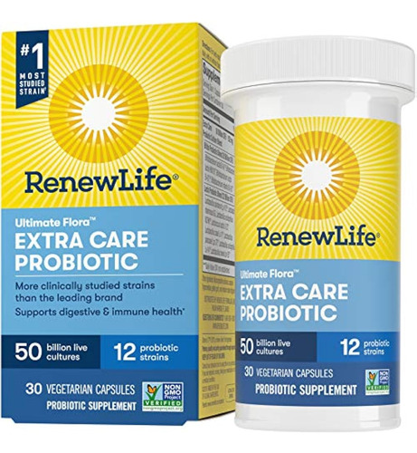 Renew Life Adult Probiotics 50 Mil Millones De Ufc Garantiza