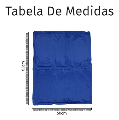 Imagem 6 de 6 de Tapete Gelado Pet 65 X 50 X 1cm Ps95