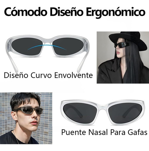 Lentes De Sol Mujer Hombre 3 Pares, Y2k Lentes Sol, Uv400