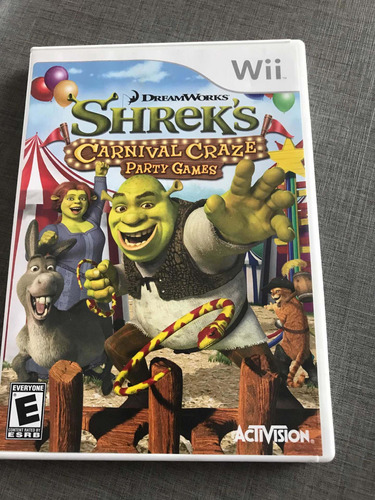 Shrek's Carnival Craze Party Games Nintendo Wii Original