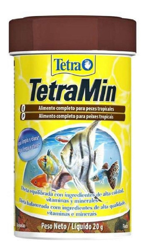 Ração Para Peixe Tetra Min Flakes 100ml 20g