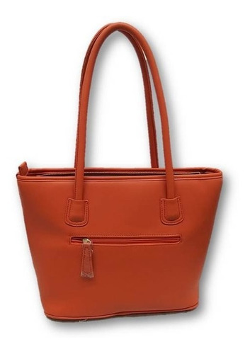 Imagen 2 de 5 de Bolso De Dama Tejido Tipo Textil Naranja Ab4c70