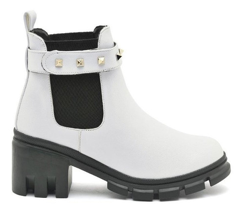 Imagen 4 de 4 de Botines Casuales Mujer Plataforma Chunky 78-3500