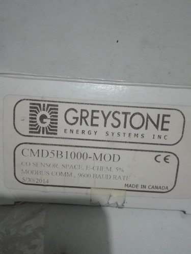 Sensor De Monoxido  Analogico  Marca  Greystone  
