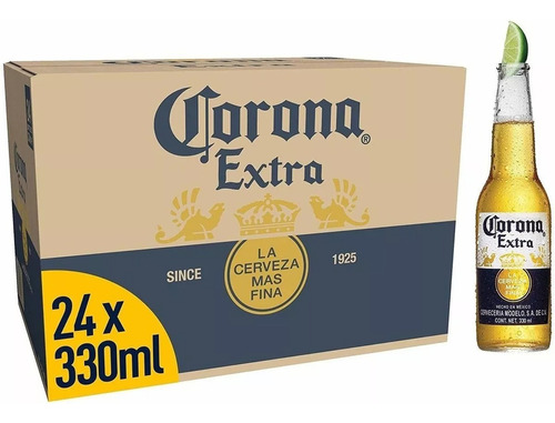 Cerveza Corona Porron 330 Ml Pack X 24 Unidades