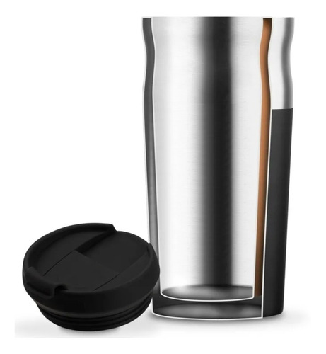 Vaso Térmico Acero Inoxidable Waterdog Olivera 450cc
